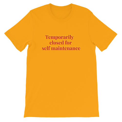 Temporarily closed Tee